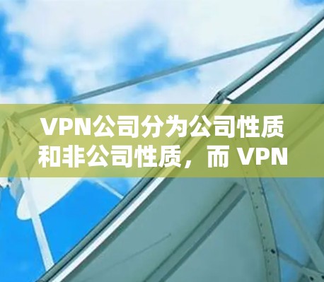 VPN公司分为公司性质和非公司性质,而 VPN 合子公司也属于公司性质。以下是详细分析