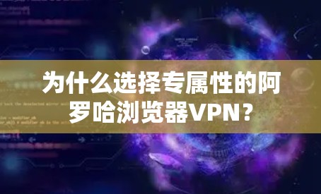为什么选择专属性的阿罗哈浏览器VPN?