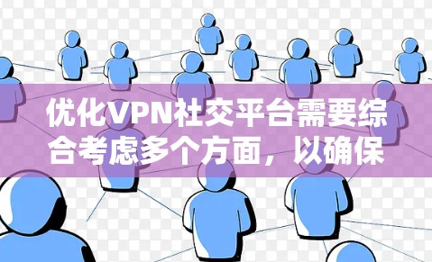 优化VPN社交平台需要综合考虑多个方面,以确保安全、隐私和用户体验。以下是分步优化建议